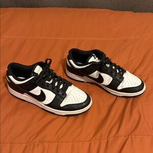 Nike Black and White Low-Top Sneakers